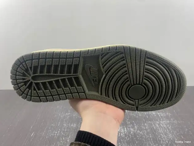 Cheap Husky DM7866-002 'BLACK SP JORDAN 1 SCOTT LOW OG OLIVE' X AIR TRAVIS 0417
